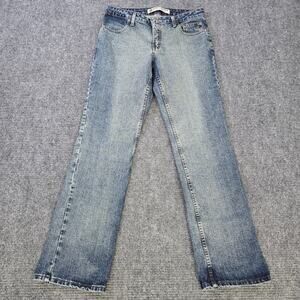 Harley Davidson Jeans Mens 32x32 Faded Blue Straight Leg Biker Denim Y2K